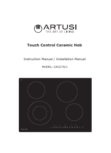 Handleiding Artusi CACC70/1 Kookplaat