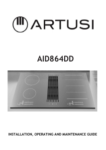 Handleiding Artusi AID864DD Kookplaat