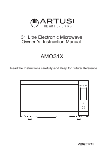 Bruksanvisning Artusi AMC31X Mikrovågsugn