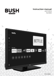 Handleiding Bush 24HT25CB LED televisie