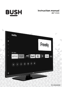Handleiding Bush 40FT25CB LED televisie