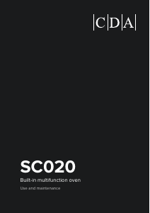 Handleiding CDA SC020SS Oven