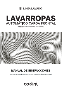 Manual de uso Codini AIAFE6010B Lavadora