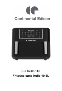 Handleiding Continental Edison CEFR24001TB Friteuse