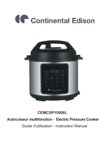 Mode d’emploi Continental Edison CEMCSP10006L Autocuiseur