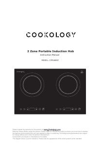 Manual Cookology CIPH48DZ Hob