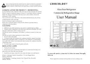Manual Cookology CCBFHI210BK Refrigerator