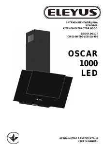 Bruksanvisning Eleyus OSCAR 1000 LED 60 WH Köksfläkt