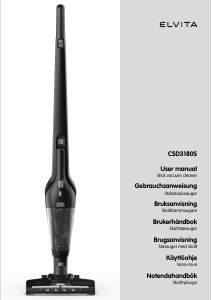 Bruksanvisning Elvita CSD3180S Dammsugare