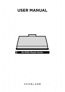 Manual Hauslane IN-R100 Cooker Hood