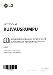 Käyttöohje LG RHA1008NWH Kuivausrumpu