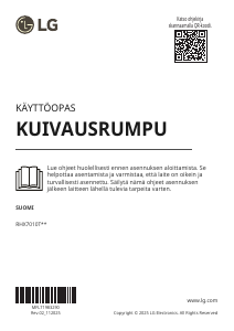 Käyttöohje LG RHX7010TWS Kuivausrumpu