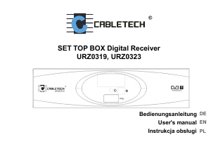 Instrukcja Cabletech URZ0323 Odbiornik cyfrowy