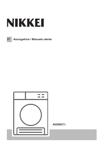 Manuale Nikkei NVDRH71 Asciugatrice