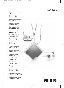 Rokasgrāmata Philips SHC8680 Galvas tālrunis