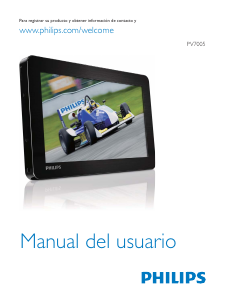 Manual de uso Philips PV7005 Reproductor multimedia