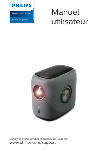 Mode d’emploi Philips NPX950 NeoPix 950 Smart Projecteur