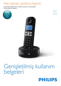 Bedienungsanleitung Philips D1611W Schnurlose telefon