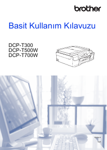Manual Brother DCP-T500W Impressora multifunções