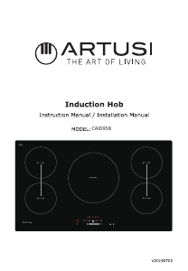 Handleiding Artusi CAID95B Kookplaat
