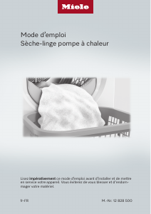 Mode d’emploi Miele TWL 680 WP EcoSpeed & Steam Sèche-linge