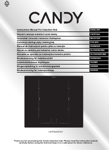 Käyttöohje Candy CDTP644SC/E1 Keittotaso