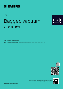 Manual Siemens VSQ5X1232 Vacuum Cleaner