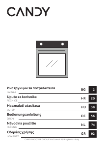 Használati útmutató Candy PCI30BCVW6BB Kemence