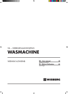 Bruksanvisning Wisberg WBWM1A3W8NB Tvättmaskin