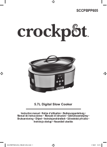 Manuale Crock-Pot SCCPBPP605-050 Slow cooker