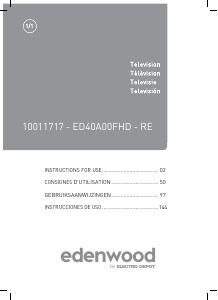 Manual Edenwood ED40A00FHD-RE LED Television
