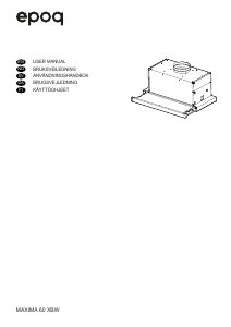 Manual Epoq MAXIMA 60 XBW Cooker Hood