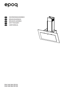 Manual Epoq FNO 605 BK Cooker Hood