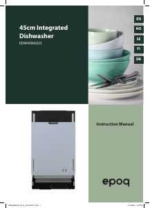 Brugsanvisning Epoq EDW45B42I23 Opvaskemaskine
