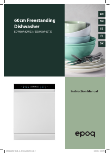Brugsanvisning Epoq EDW60A42T23 Opvaskemaskine
