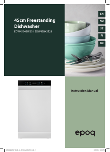 Brugsanvisning Epoq EDW45B42W23 Opvaskemaskine