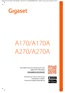Manuale Gigaset A270 Telefono senza fili