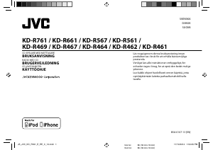 Käyttöohje JVC KD-R467 Autoradio
