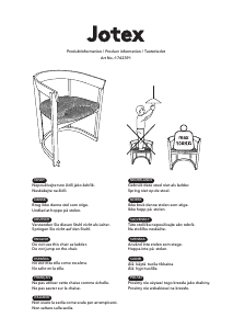 Manuale Jotex KUNGSHOLMEN Sedia