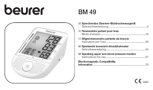 Mode d’emploi Beurer BM 49 Tensiomètre