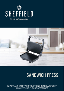 Manual Sheffield PL323 Contact Grill