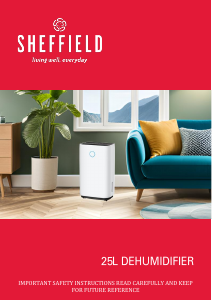 Bruksanvisning Sheffield PL625 Avfuktare