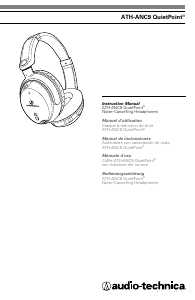 Manuale Audio-Technica ATH-ANC9 QuietPoint Cuffie