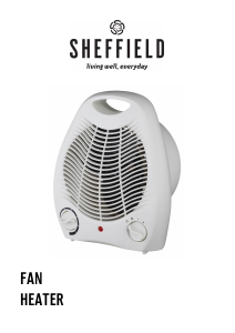 Bruksanvisning Sheffield PLA1708 Värmefläkt