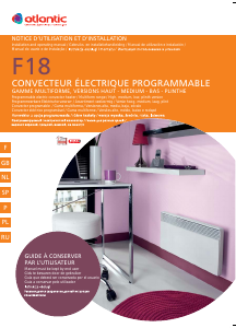 Manual de uso Atlantic F18 Calefactor