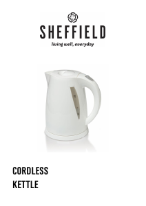 Bruksanvisning Sheffield PL406 Vattenkokare