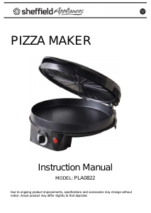 Bruksanvisning Sheffield PLA0822 Pizzaugn