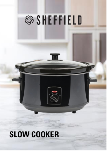 Bruksanvisning Sheffield PLA1882 Slow cooker