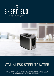 Handleiding Sheffield PLA0409 Broodrooster
