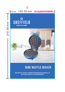 Handleiding Sheffield PLA1924 Wafelijzer